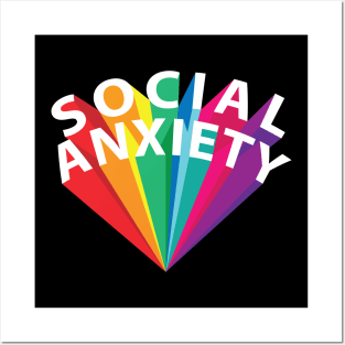 Social anxiety Posters and Art